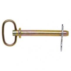 1"X6-3/4" HITCH PIN YELLOW CHROMATE - Caliber Tooling