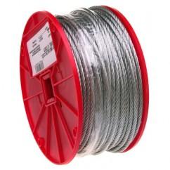 1/8" 7X7 CABLE GALVANIZED WIRE 500 - Caliber Tooling