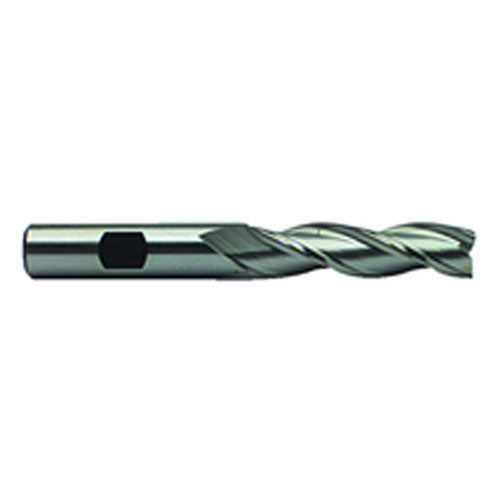 ‎1/2″ Dia-4″ OAL-HSS-Center Cut Single End End Mill-3 FL - Caliber Tooling