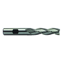 ‎3/8″ Dia-3-1/4″ OAL-HSS-Center Cut Single End End Mill-3 FL - Caliber Tooling