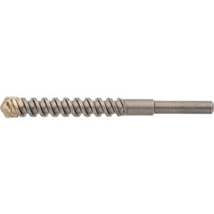 3/8 RHS / RHC HSS+TCT 118 Degree Radial Point Fast Helix-Carbide Tipped Masonry Drill - Bright