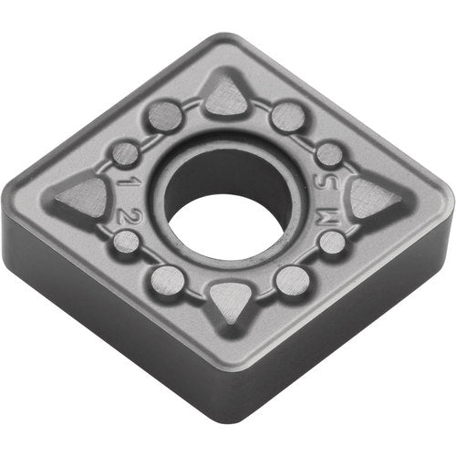 CNMG 431 MS SW05, 1/64″ Corner Radius, 3/16″ Thick, 1/2″ Inscribed Circle, WC/Co, 80 Degree Diamond, Turning Indexable Insert