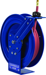 #P-LP-350 For 3/8" x 50' Hose Low Pressure Spring Rewind Hose Reel w/ Hose - Caliber Tooling