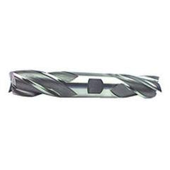 7/16'' Dia. - 4-1/8'' OAL - Uncoated HSS - Non - Center Cut DE EM-4 FL - Caliber Tooling