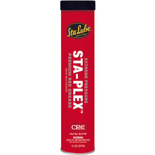 Extreme Pressure Sta-Plex Premium Red Grease - 14 oz - Caliber Tooling