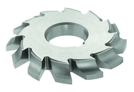 1/4 Radius - 3 x 13/32 x 1 - HSS - Right Hand Corner Rounding Milling Cutter - 12T - TiN Coated - Caliber Tooling