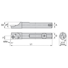 CSBI187255R WG STEEL BORING BAR - Exact Industrial Supply