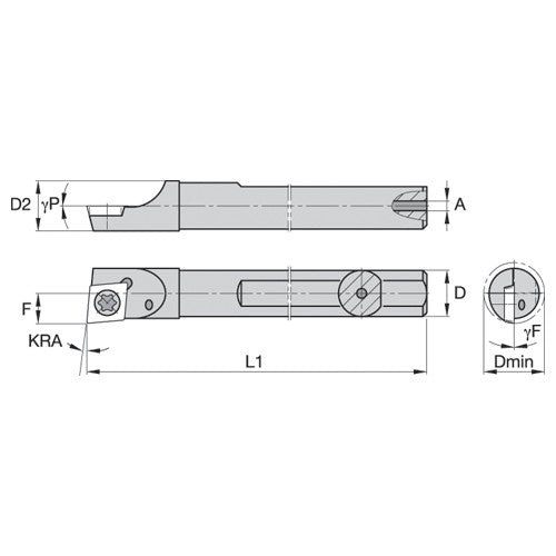 CSBI180187255R WG STEEL BORING BAR - Exact Industrial Supply