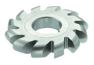 1/16 Radius - 4 x 1/8 x 1-1/4 - HSS - Convex Milling Cutter - Large Diameter - 22T - TiAlN Coated - Caliber Tooling