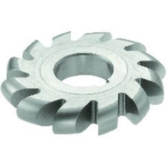 1/2 Radius - 6 x 1 x 1-1/4 - HSS - Convex Milling Cutter - Large Diameter - 14T - TiN Coated - Caliber Tooling