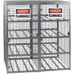 Horizontal Cylinder Storage-Galv 29 × 58 - Exact Industrial Supply