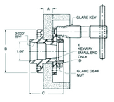 #GGU4001LH - LH Sopko Wheel Adapter w/GL - Caliber Tooling