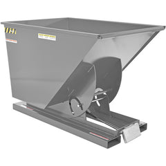 Self-Dump Hopper Hd 1 Cu Yd 6K Machine Gray - Exact Industrial Supply