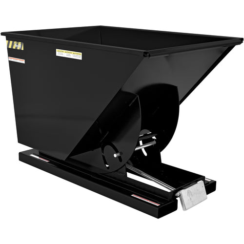 Self-Dump Hopper Ld 1 Cu Yd 2K Blk Semi/Gloss - Exact Industrial Supply