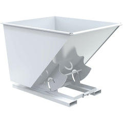 Hopper W/O Bump & Dump LD 2 Cu 2K White