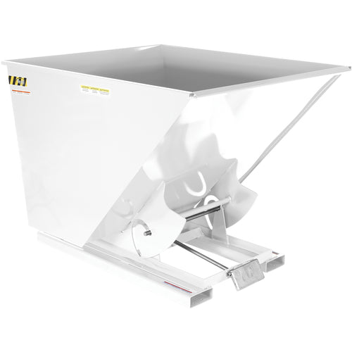 Self-Dump Hopper Ld 2 Cu Yd 2K White - Exact Industrial Supply