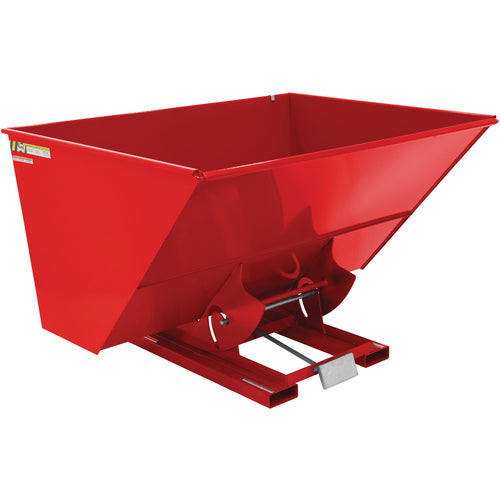 Self-Dump Hopper Hd 3 Cu Yd 6K Red - Exact Industrial Supply