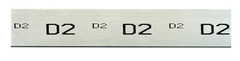 5/32 x 1/2 x 18 - Oversize High Carbon, High Chromium Precision Ground Flat Stock - Caliber Tooling