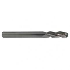 1/8 TuffCut AL 3 Fl Ctr Cut Ball Al End Mill - Caliber Tooling