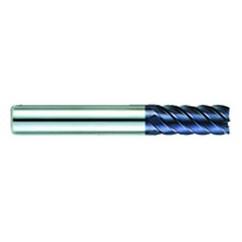 3/8" Dia. - 1-1/4" LOC - 3-1/4" OAL - 6 FL Carbide S/E HP End Mill-AlTiN - Caliber Tooling