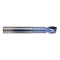 3/4" Dia. - 7/8 LOC - 37/8" OAL - .063 Radius 2 FL Carbide S/E HP End Mill-TiCN - Caliber Tooling