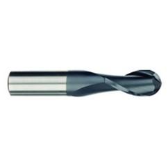 1/8" Dia. - 2-1/4" OAL - AlTiN CBD - Ball End SE EM - 2 FL - Caliber Tooling