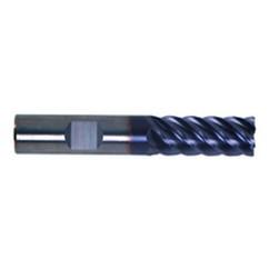 1/4" Dia. - 3/4" LOC - 2-1/2" OAL - 6 FL Carbide S/E HP End Mill-TiAlN-x - Caliber Tooling