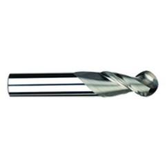 3/4" Dia. - 4" OAL - Uncoat CBD-Ball End HP End Mill-2 FL - Caliber Tooling