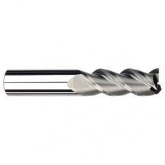 1/2" Dia. - 1-1/4" LOC - 3" OAL - 3 FL Carbide S/E HP End Mill-Uncoated - Caliber Tooling