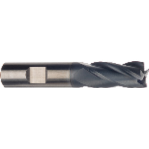 ‎1/8″ × 1/8″ × 1/2″ × 1-1/2″ AlTiN E14 4F .015R RR Spector End Mill - Caliber Tooling