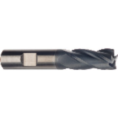 ‎1/8″ × 1/8″ × 1/2″ × 1-1/2″ AlTiN E14 4F .020R RR Spector End Mill - Caliber Tooling