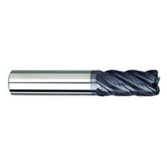 1/2" Dia. - 1-1/4" LOC - 3" OAL - .030 Radius 5 FL Carbide S/E HP End Mill-AlTiNX - Caliber Tooling