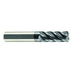 5/8" Dia. - 3-1/4" LOC - 6" OAL - .060 Radius 5 FL Carbide S/E HP End Mill-AlCrN-X - Caliber Tooling