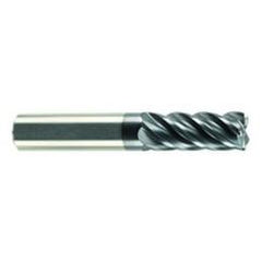 5/8" Dia. - 3-1/4" LOC - 6" OAL - .060 Radius 5 FL Carbide S/E HP End Mill-AlCrN-X - Caliber Tooling