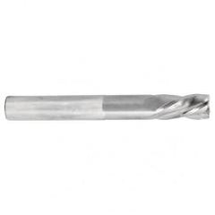 1 Dia. x 6 Overall Length 4-Flute Square End Solid Carbide SE End Mill-Round Shank-Center Cut-Uncoated - Caliber Tooling