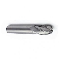 6mm Dia. - 63mm OAL - Ball Nose SE AlTiN Carbide End Mill - 4 FL - Caliber Tooling