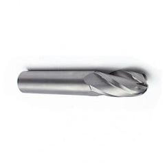 18mm Dia. - 100mm OAL - Ball Nose-AlTiN Solid SE Carbide End Mill - 4 FL - Caliber Tooling