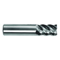 7/16" Dia. - 3" OAL - AlTiN - CBD - 60° Helix HP End Mill - 3 FL - Caliber Tooling