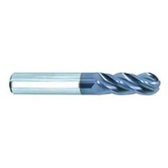 5/8" Dia. - 3-1/2" OAL - AlTiN CBD-Vari Helix-BE HP End Mill-4 FL - Caliber Tooling