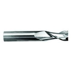 5/8 Dia. - 1-1/4" LOC - 3-1/2" OAL - .020 Radius 2 FL Carbide S/E HP End Mill-TiN - Caliber Tooling