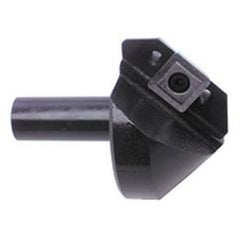 82° Point - 1/2" Min - 1/2" SH - Indexable Countersink & Chamfering Tool - Caliber Tooling