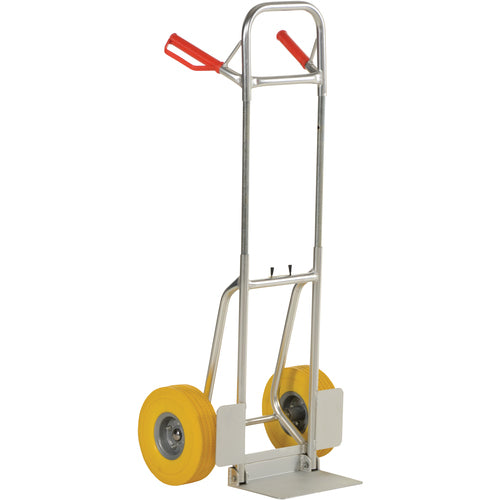 Fold-Down Aluminum Hand Truck-Yel Ureth - Exact Industrial Supply