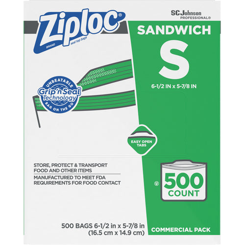 Ziploc Brand Sandwich Bags [682255] (10019800707627) - Exact Industrial Supply