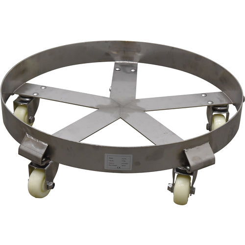 Stainless Steel Drum Dolly 5 Spoke - Exact Industrial Supply