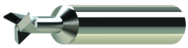 3/8" Dia 60°-Solid Carbide-Dovetail Shank Tyoe Cutter - Caliber Tooling