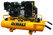 8 Gal. Single Stage Air Compressor, Twin Tank Wheel Barrow - Caliber Tooling