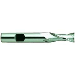 3/8X2-5/16 2FL HSS TICN END MILL - Caliber Tooling