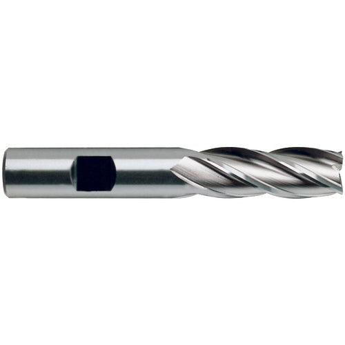 9/32″ × 3/8″ × 11/16″ × 2 1/2″ 4 Flute Square End HSS End Mill-Flat Shank - Caliber Tooling