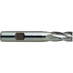 5/32″ × 3/8″ × 7/16″ × 2 3/8″ 4 Flute Square End HSS End Mill-Flat Shank - Caliber Tooling