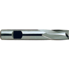 1/8″ × 3/8″ × 3/8″ × 2 5/16″ 2 Flute Square End HSS End Mill-Flat Shank - Uncoated - Caliber Tooling